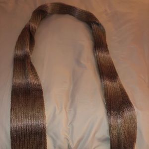 Shades of brown heavy scarf